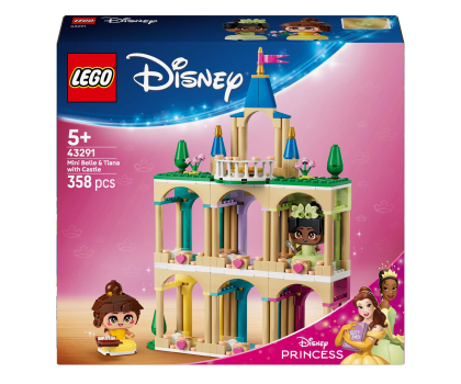 Klocki LEGO® LEGO DISNEY 43291 Mała Bella i Tiana z zamkiem